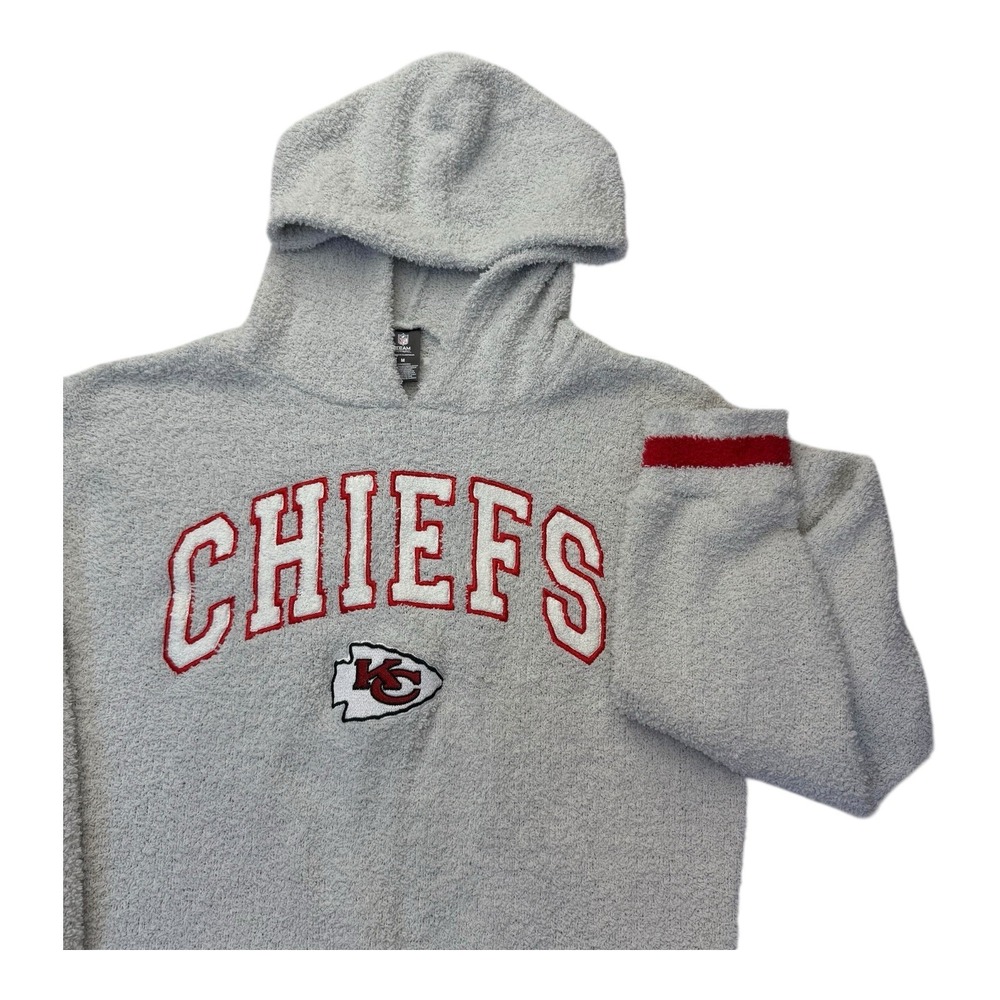 Women's Concept Sports Gray Kansas City Chiefs Medium Pullover Hoodie
